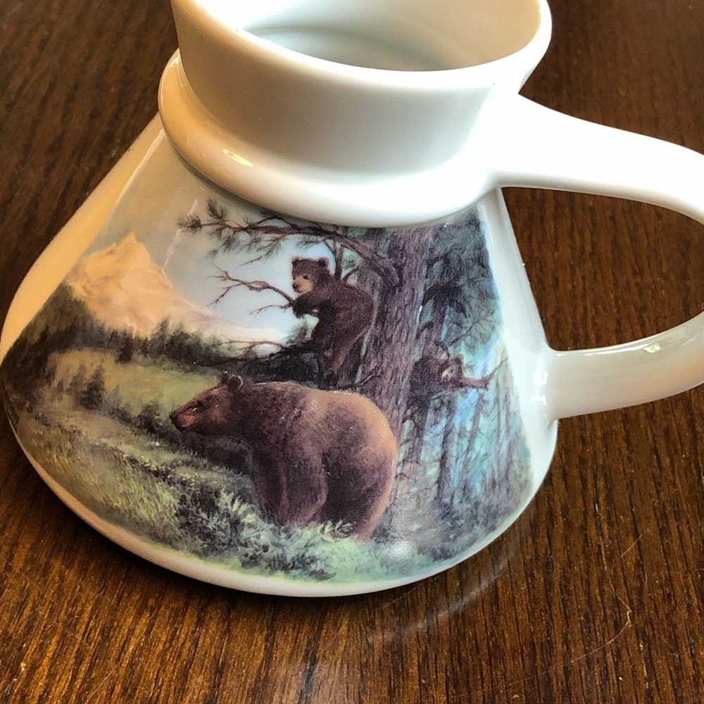 Vintage No Spill Otagiri Mug. Artist Judy Matthews signed.